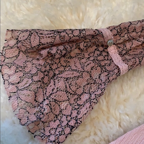 💕 Free People Secret Origins Lace Dress PINK 💕 - Picture 3 of 8